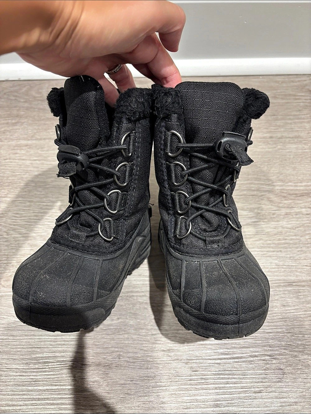 Sorel Snow Commander Kids Snow Boots Black US 8